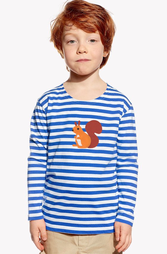 Shirt with squirrel