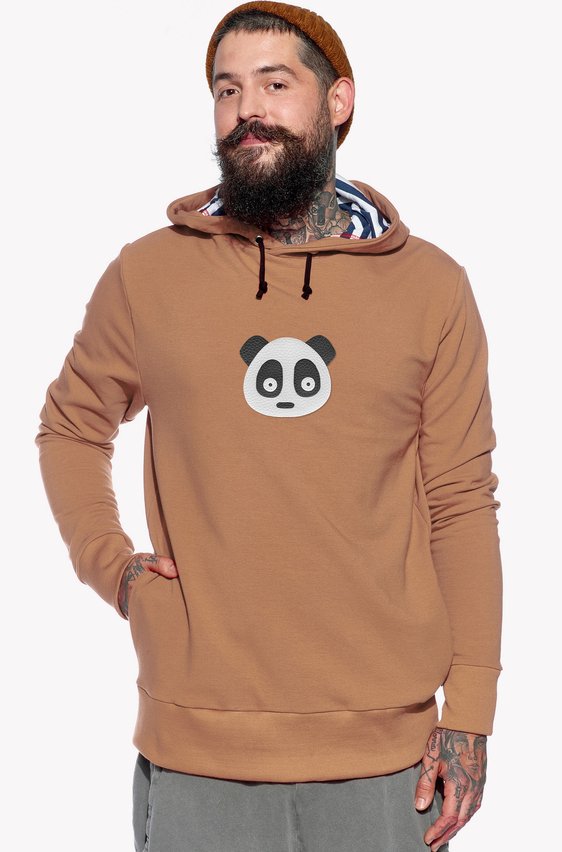 Hoodie with panda bear