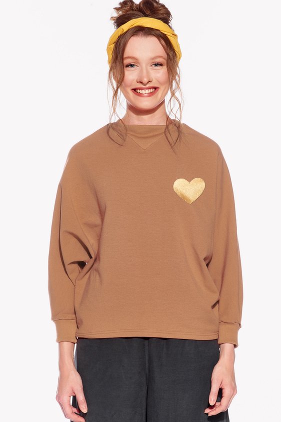 Mikina se srdíčkem