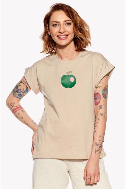 Tamara, Dámske tričko, Safari, Jablko (Veľkosť XXS)