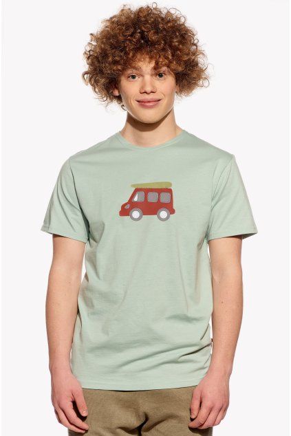 Samo, Pánske tričko, Mentolové, Karavan (Veľkosť XXL)