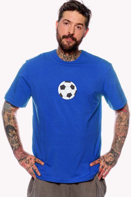 Samo, Pánske Tričko, Královska modrá, Futbalka (Veľkosť XXL)