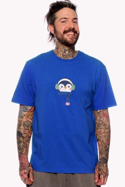 Samo, Pánske Tričko, Královska modrá, Pingu (Veľkosť XXL)