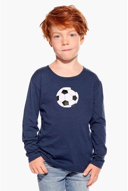 Maty, Detské tričko, Tmavomodré, Futbalka (Veľkosť 98)