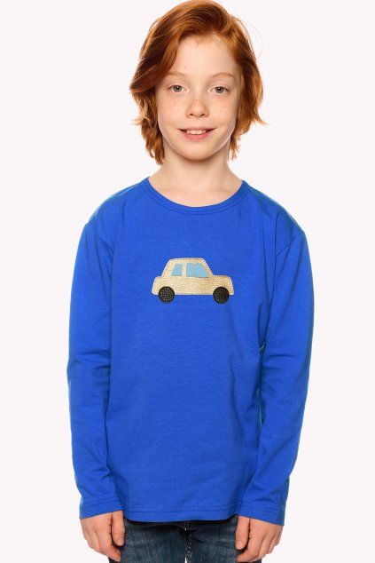 Maty, Detské tričko, Královska modrá, Auto (Veľkosť 98)