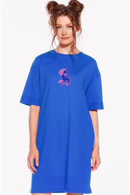 Vanda, Dámske šaty, Královska modrá, Unicorn (Veľkosť XS)